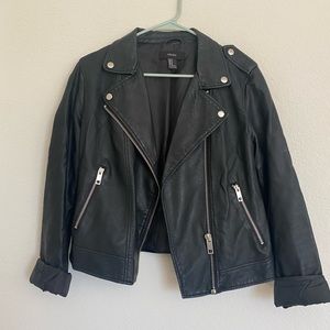 Faux Leather Jacket